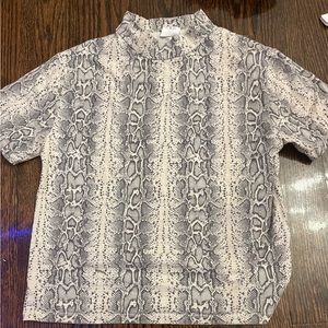 snake skin shirt